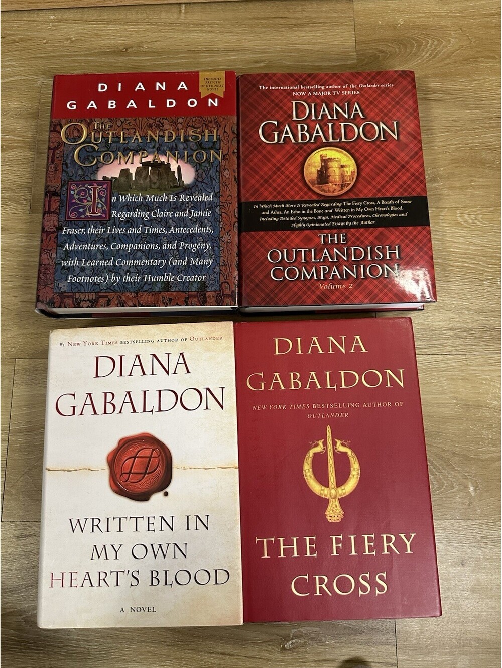 Diana Gabaldon Outlander Book Lot - 4 books Companion 1-2